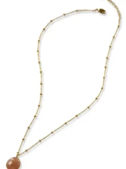 Adoration Peach Moonstone kaulakoru GP Rannekorut