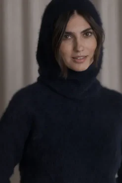 Alivia huppu, dark navy Hatut, Käsineet Ja Sukat