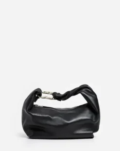 Sale Amanda shoulder bag leather, black Laukut