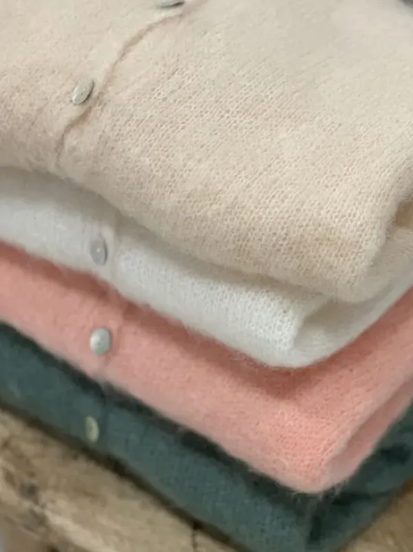 Discount - Cornelia mohairneuletakki, almond Neuleet Ja Neuletakit