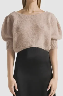 Hot - Manda neuletakki alpakkaa, medium brown Neuleet Ja Neuletakit|Uutuudet