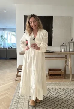 - Umi maximekko, off-white Juhlavaatteet|Mekot Ja Hameet