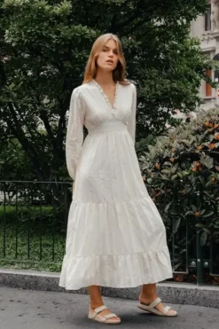 - Umi maximekko, off-white Juhlavaatteet|Mekot Ja Hameet