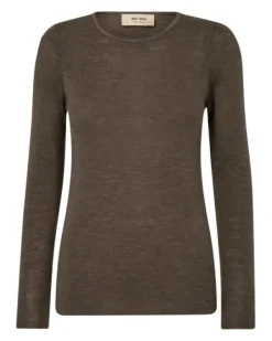 New Bouch pitkähih trikoopaita villaa, chocolate chip Paidat Ja Topit|Uutuudet