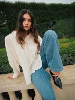 Outlet Britze paitapusero, ecru Paidat Ja Topit|Uutuudet