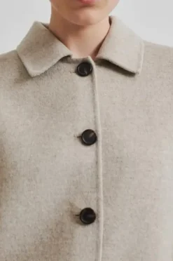 Online Cira Jacket, beige melange Ulkotakit Ja -Liivit|Uutuudet