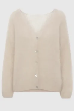 Hot Cornelia mohairneuletakki, beige Neuleet Ja Neuletakit