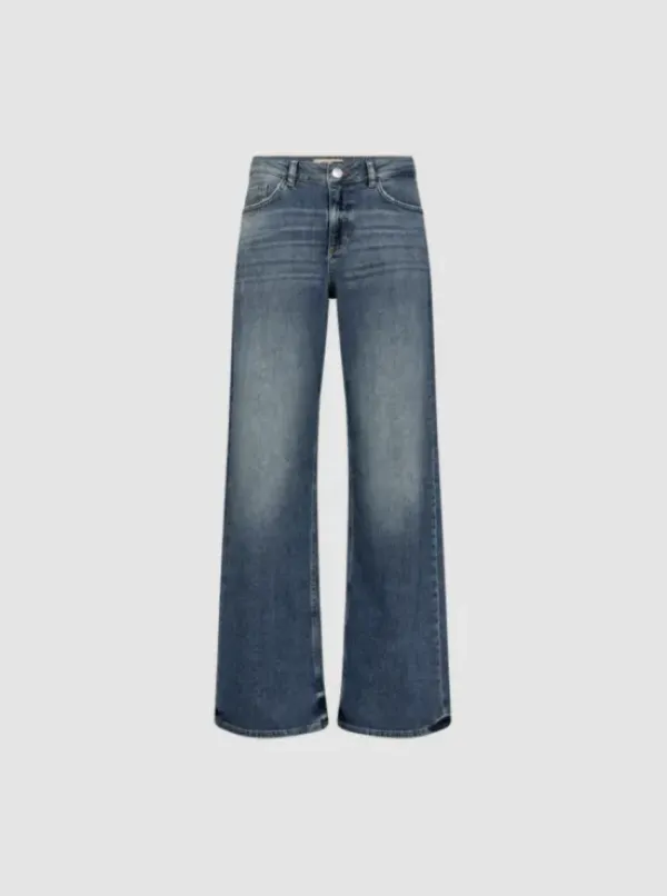 Hot Dara Vint Jeans, mid blue, long Farkut Ja Housut|Uutuudet