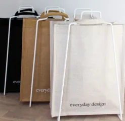 New - Helsinki juuttikassi, luonnonvalkoinen Säilytys