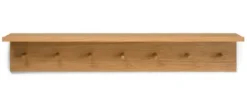 Best Ferm Living - Naulakko hyllyllä L, tammi Säilytys