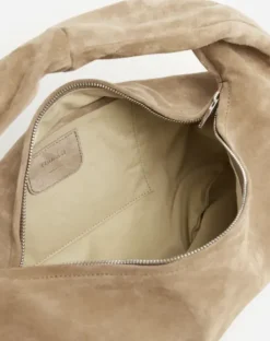 Clearance - Alva shoulder bag, suede sand Laukut