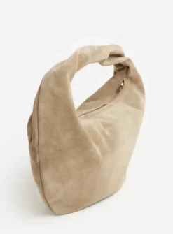 Clearance - Alva shoulder bag, suede sand Laukut