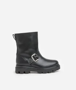 Hot - Anine saappaat nahkaa, musta Saappaat Ja Nilkkurit