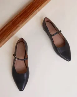 Online - Camila ballerinat, musta Korkokengät Ja Ballerinat