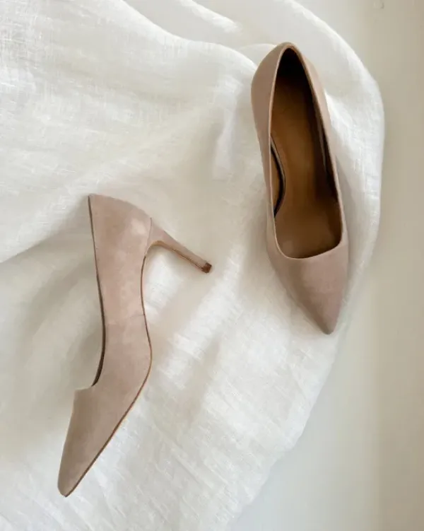 Hot - Charlie Suede korkkarit, beige Korkokengät Ja Ballerinat