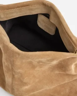 Best - Clay Clutch mokkanahkaa, sand Laukut