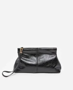 New - Clay Mini Clutch handbag, Patent black Laukut