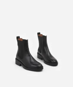 - Franca nilkkurit nahkaa, musta Saappaat Ja Nilkkurit