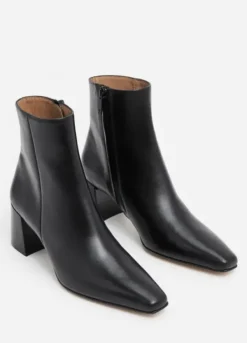 Clearance - Gill nilkkurit nahkaa, musta Saappaat Ja Nilkkurit