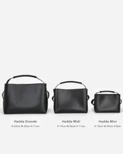 Best - Hedda midi handbag, black Laukut
