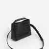 Best - Hedda mini handbag, black croco Laukut