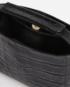 Best - Hedda mini handbag, black croco Laukut