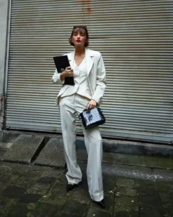 Best - Hedda mini handbag, black croco Laukut