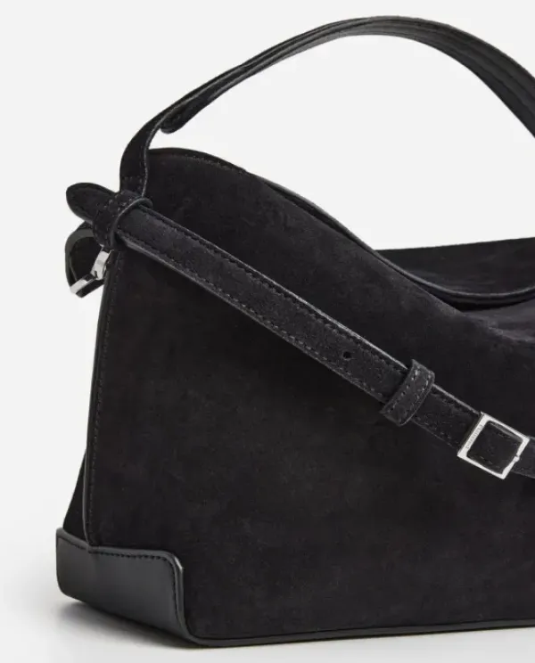 New - Helia handbag, suede black Laukut