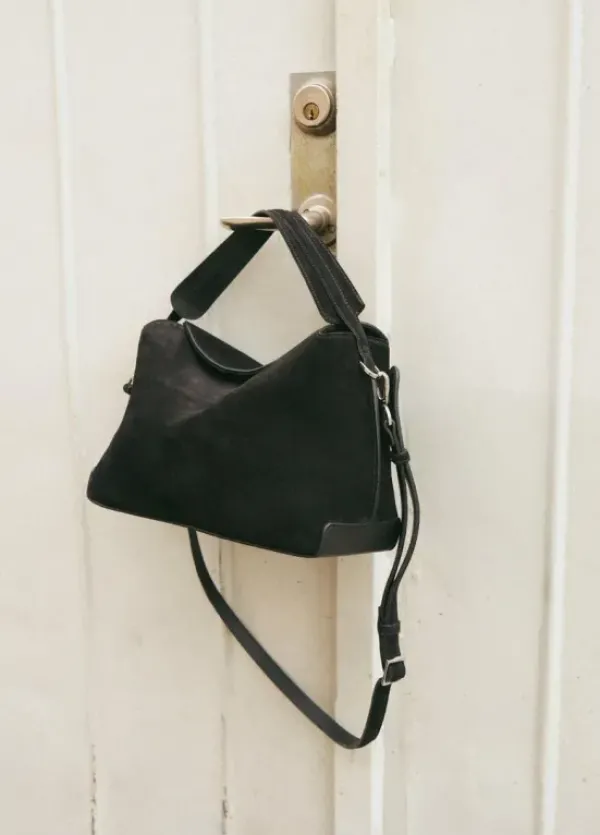 New - Helia handbag, suede black Laukut
