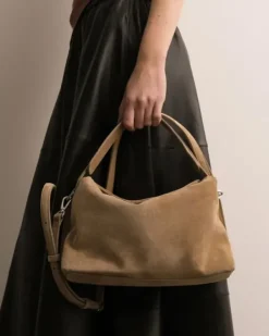 Clearance - Hera handbag, suede sand Laukut