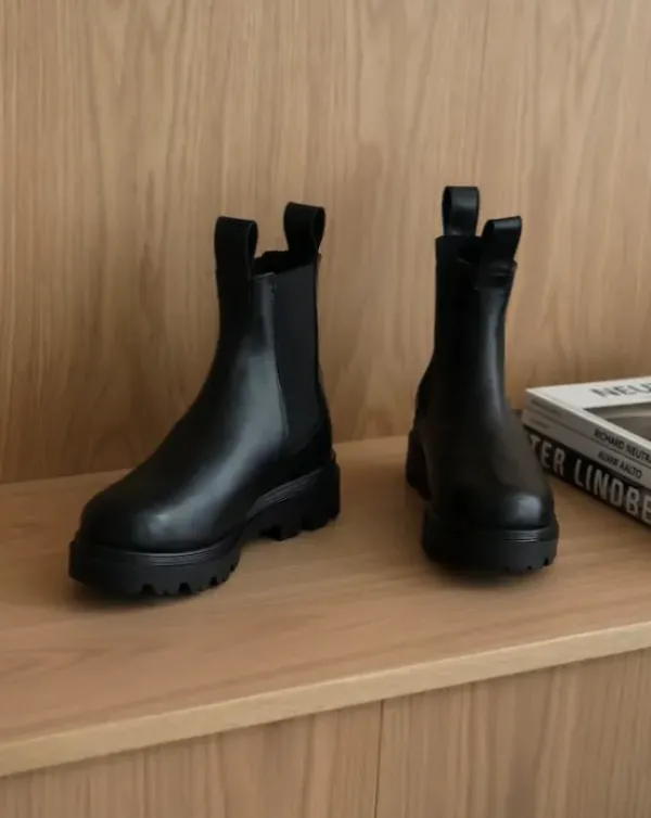 Sale - Lill karvavuorelliset nilkkurit, musta Saappaat Ja Nilkkurit