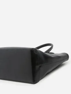 Discount - Lola tote bag leather, black Laukut