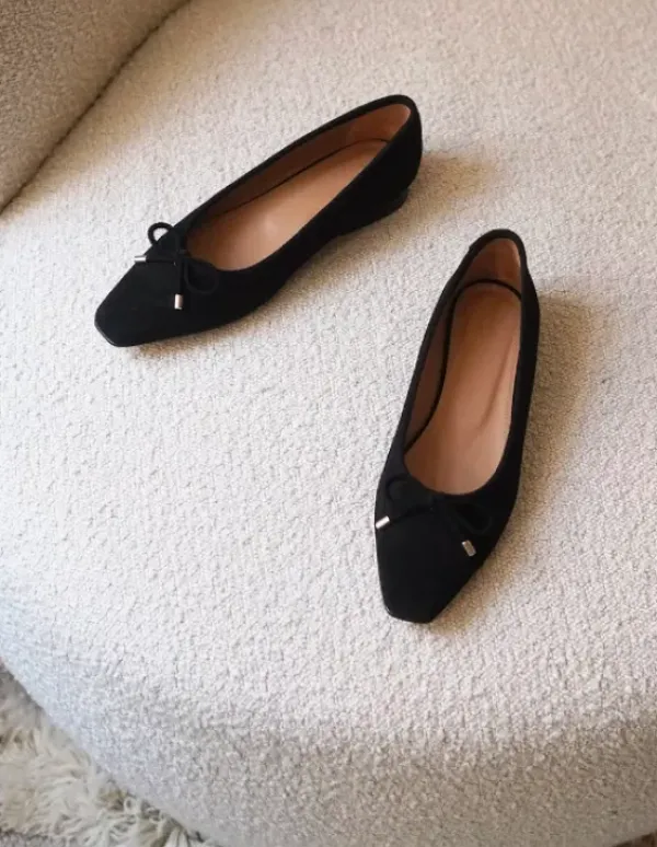 Outlet - Monica ballerinat, musta mokka Tennarit Ja Loaferit|Korkokengät Ja Ballerinat