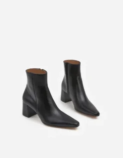 Sale - Riley nilkkurit nahkaa, musta Saappaat Ja Nilkkurit