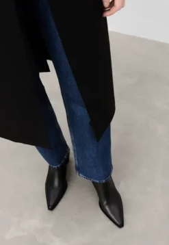 Outlet - Sandra nilkkurit nahkaa, musta Saappaat Ja Nilkkurit