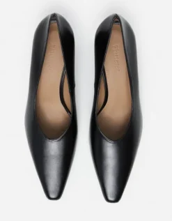 Sale - Tove korkokengät nahkaa, musta Korkokengät Ja Ballerinat