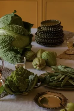 Online Garbo tabletti/pöytäliina, taupe Keittiötekstiilit