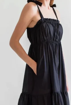 Outlet Gauhar - Antonia Dress, black Mekot Ja Hameet