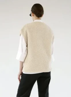 New Gauhar - Ariana teddy liivi, ivory Ulkotakit Ja -Liivit|Bleiserit Ja Liivit