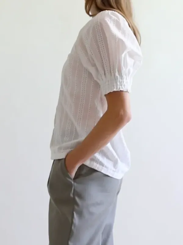 Clearance Gauhar - Elsa pusero, valkoinen Paidat Ja Topit