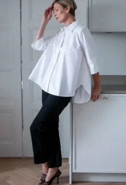 Best Gauhar - klassinen paitapusero, valkoinen Paidat Ja Topit