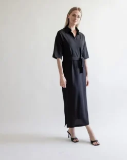 New Gauhar - Pique mekko, black Mekot Ja Hameet