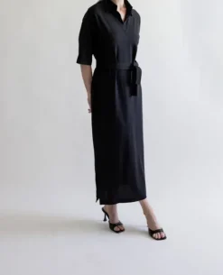 New Gauhar - Pique mekko, black Mekot Ja Hameet