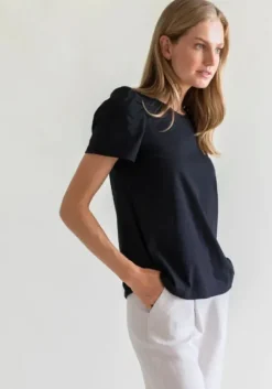 Online Gauhar - t-paita puff hihat musta Paidat Ja Topit