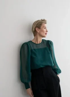 Sale Gauhar - Tyllipusero, bottle green Paidat Ja Topit