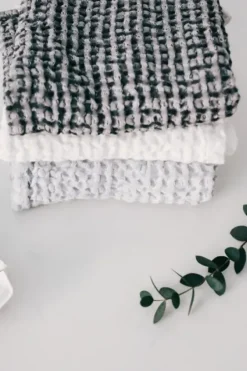 Best Gauhar - vohvelikäsipyyhe, valkoinen Kylpyhuonetekstiilit