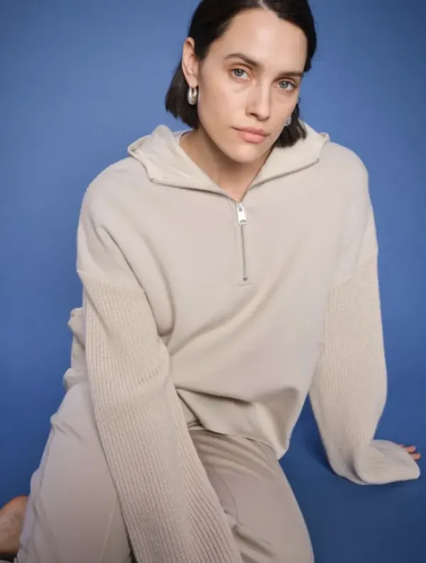 Online Hallie neulehuppari, feather grey Paidat Ja Topit|Uutuudet