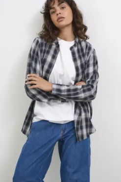 Online Harris ruutupaitis, tummansininen Paidat Ja Topit|Uutuudet