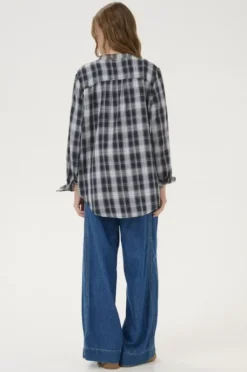 Online Harris ruutupaitis, tummansininen Paidat Ja Topit|Uutuudet