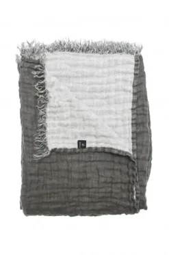 Online - Hannelin pellavainen torkkupeitto 130x170 cm Torkkupeitot